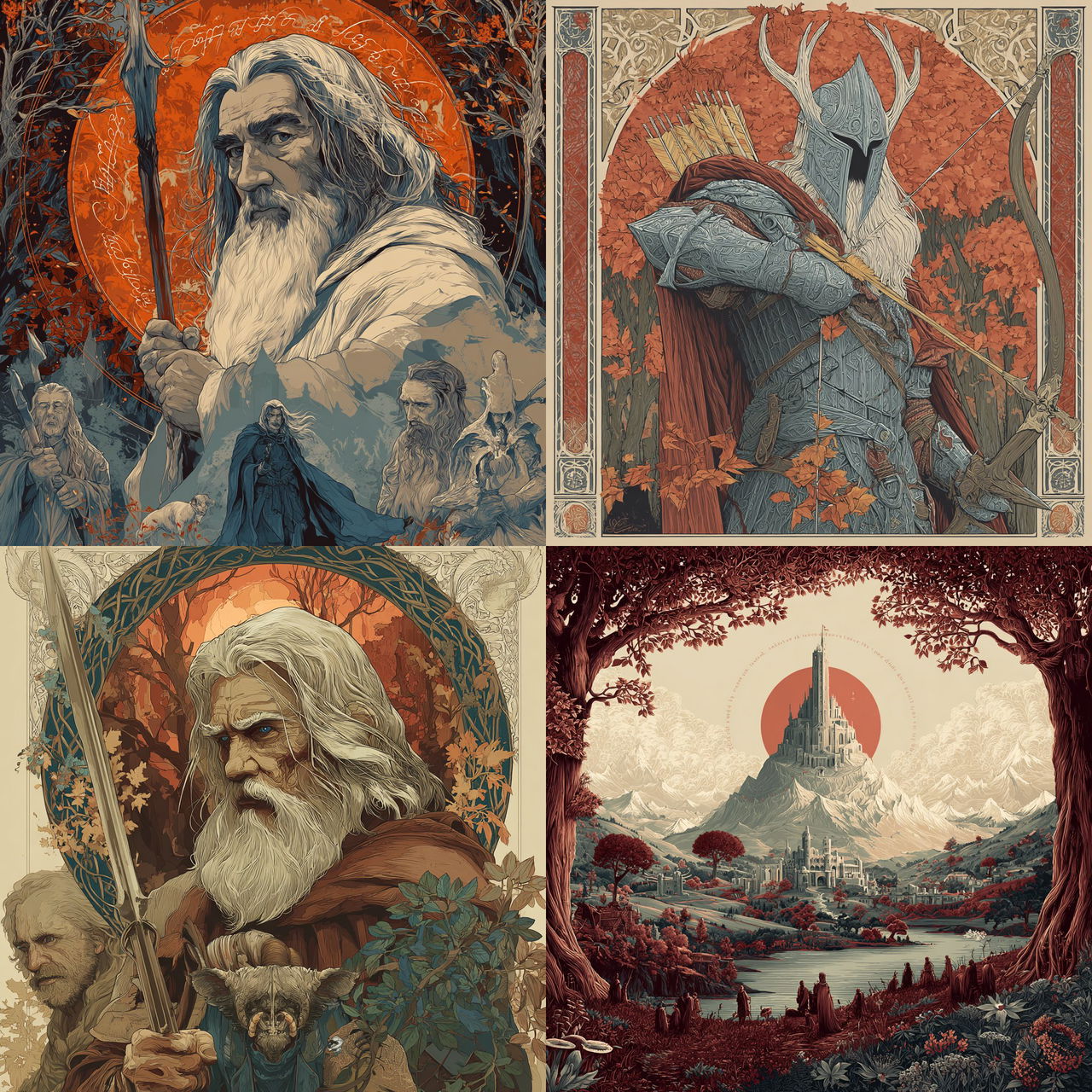 The Lord of the Rings style, Midjourney V7, render 1 of 4