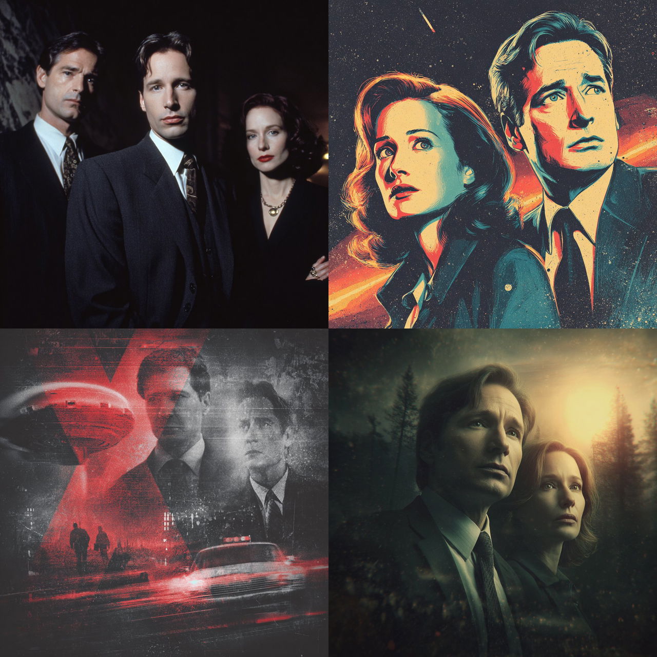 The X-Files style, Midjourney V7, render 1 of 4