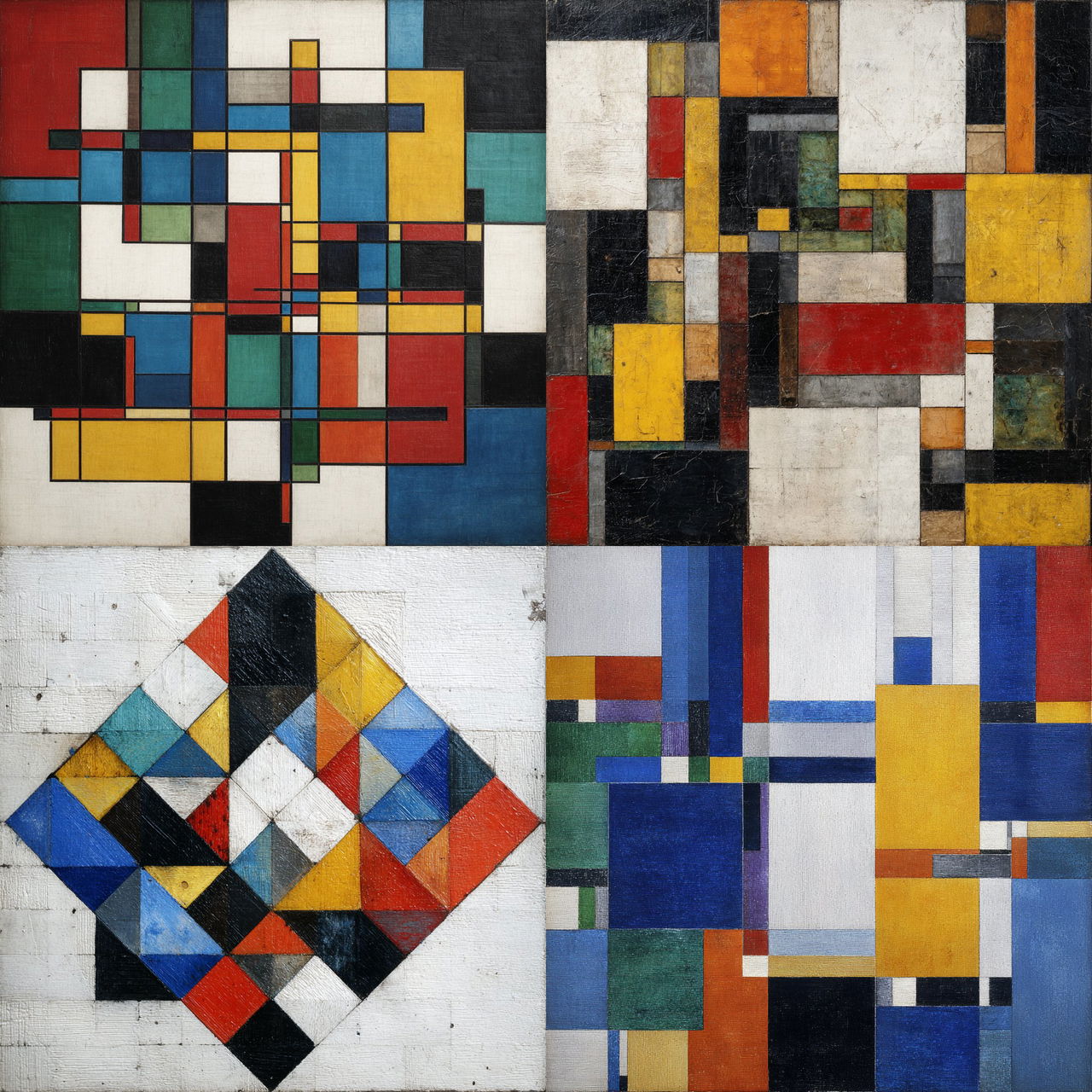 Theo van Doesburg style, Midjourney V7, render 1 of 4