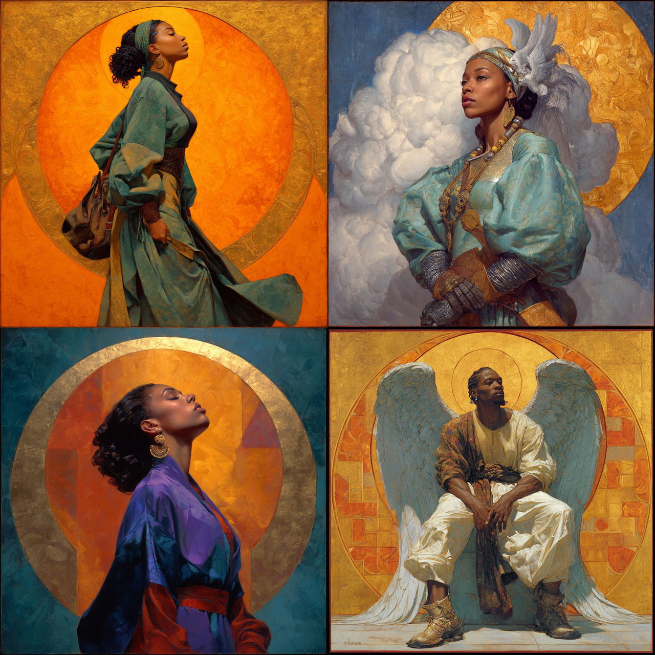 Thomas Blackshear style, Midjourney V7, render 1 of 4