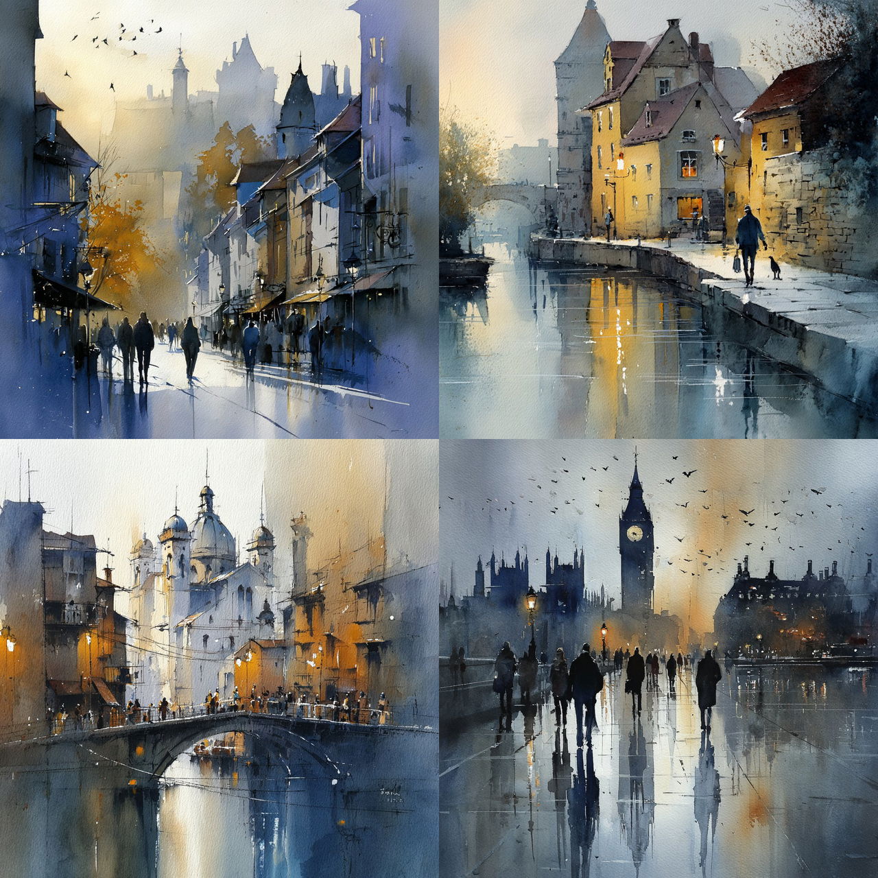 Thomas Schaller style, Midjourney V7, render 1 of 4
