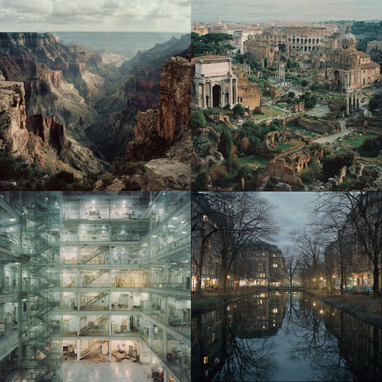 Thomas Struth style, Midjourney V7, render 1 of 4