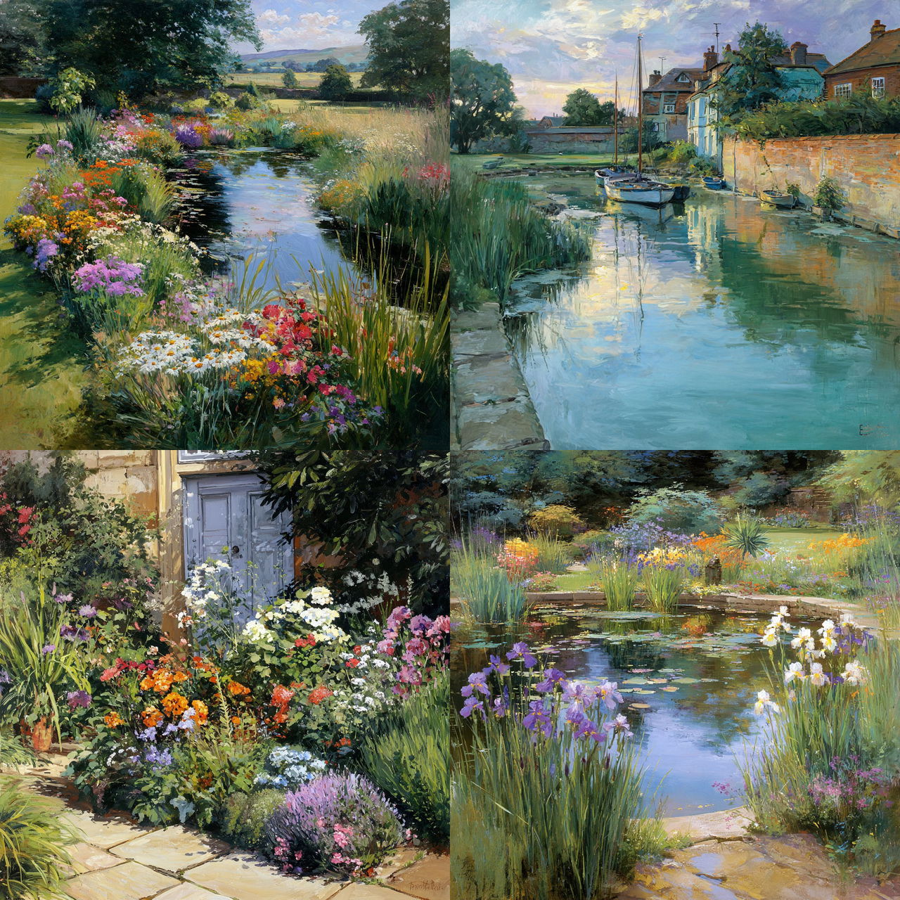 Timothy Easton style, Midjourney V7, render 1 of 4