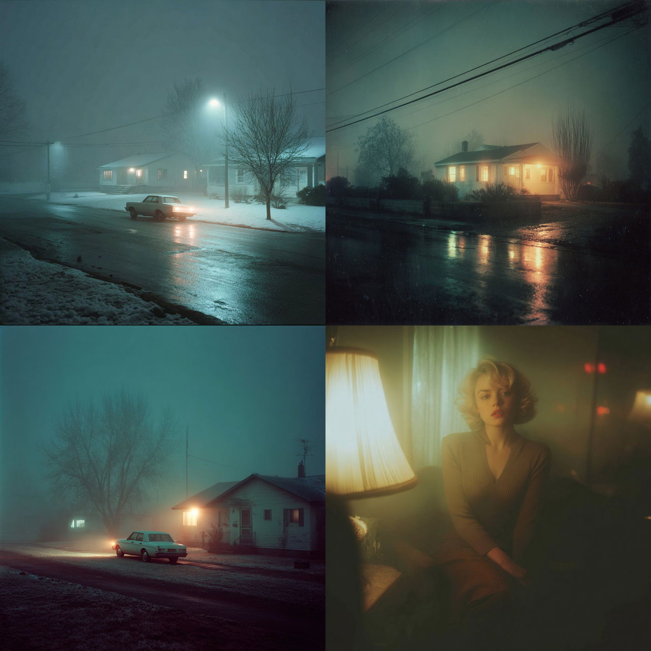 Todd Hido style, Midjourney V7, render 1 of 4