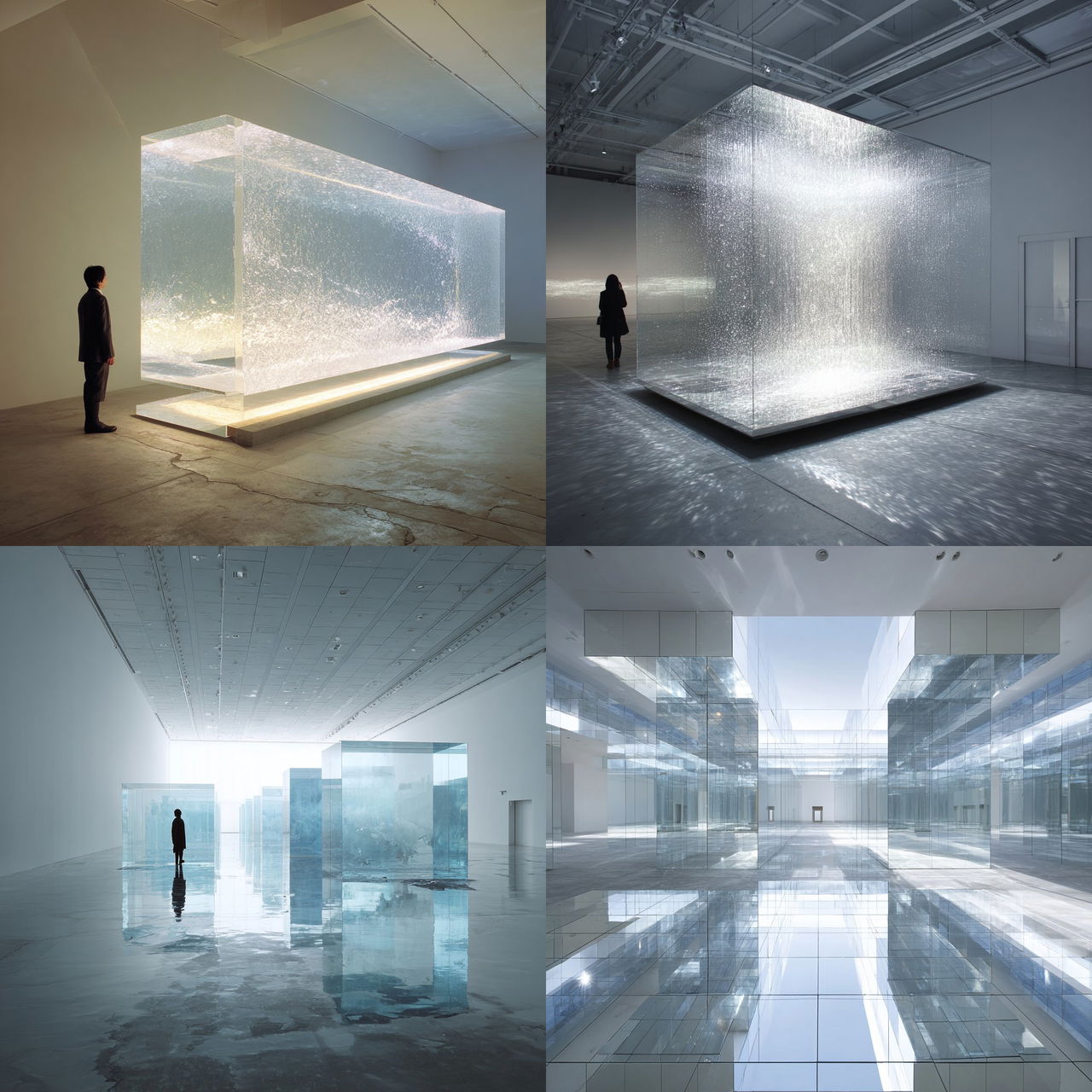 Tokujin Yoshioka style, Midjourney V7, render 1 of 4