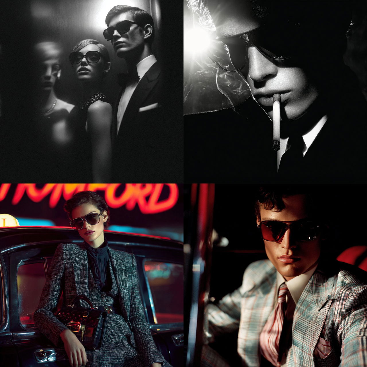 Tom Ford style, Midjourney V7, render 1 of 4