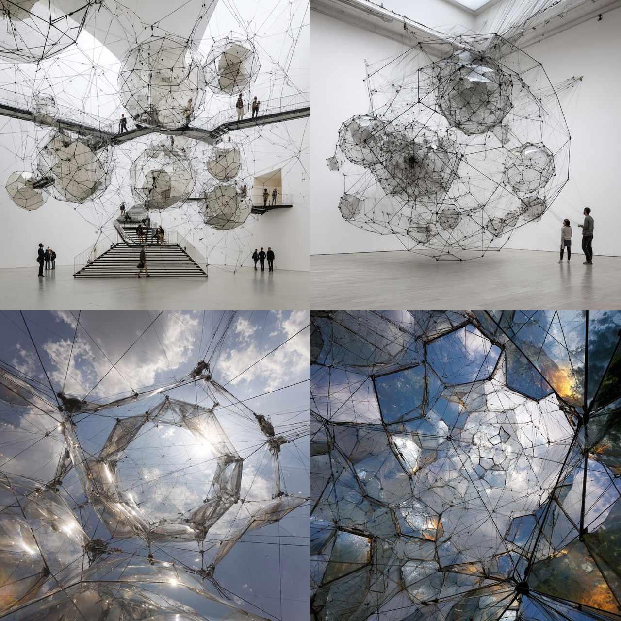 Tomas Saraceno style, Midjourney V7, render 1 of 4