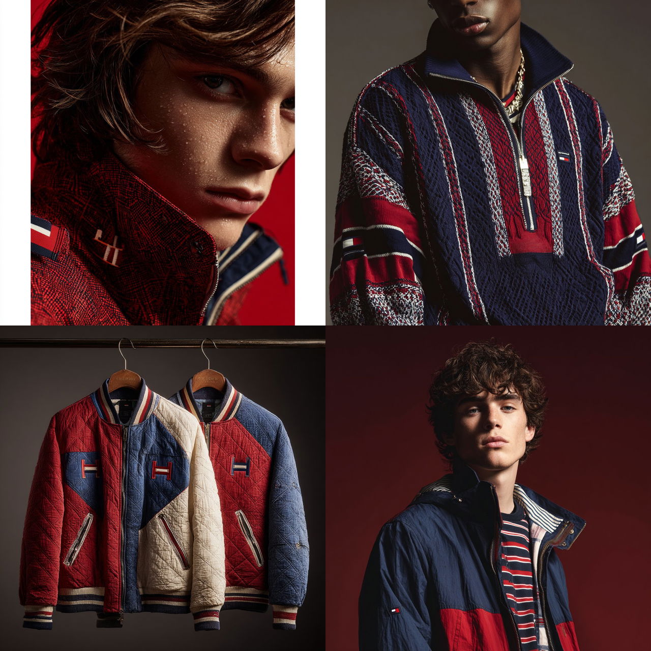 Tommy Hilfiger style, Midjourney V7, render 1 of 4