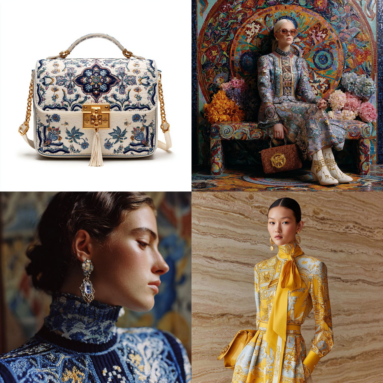 Tory Burch style, Midjourney V7, render 1 of 4