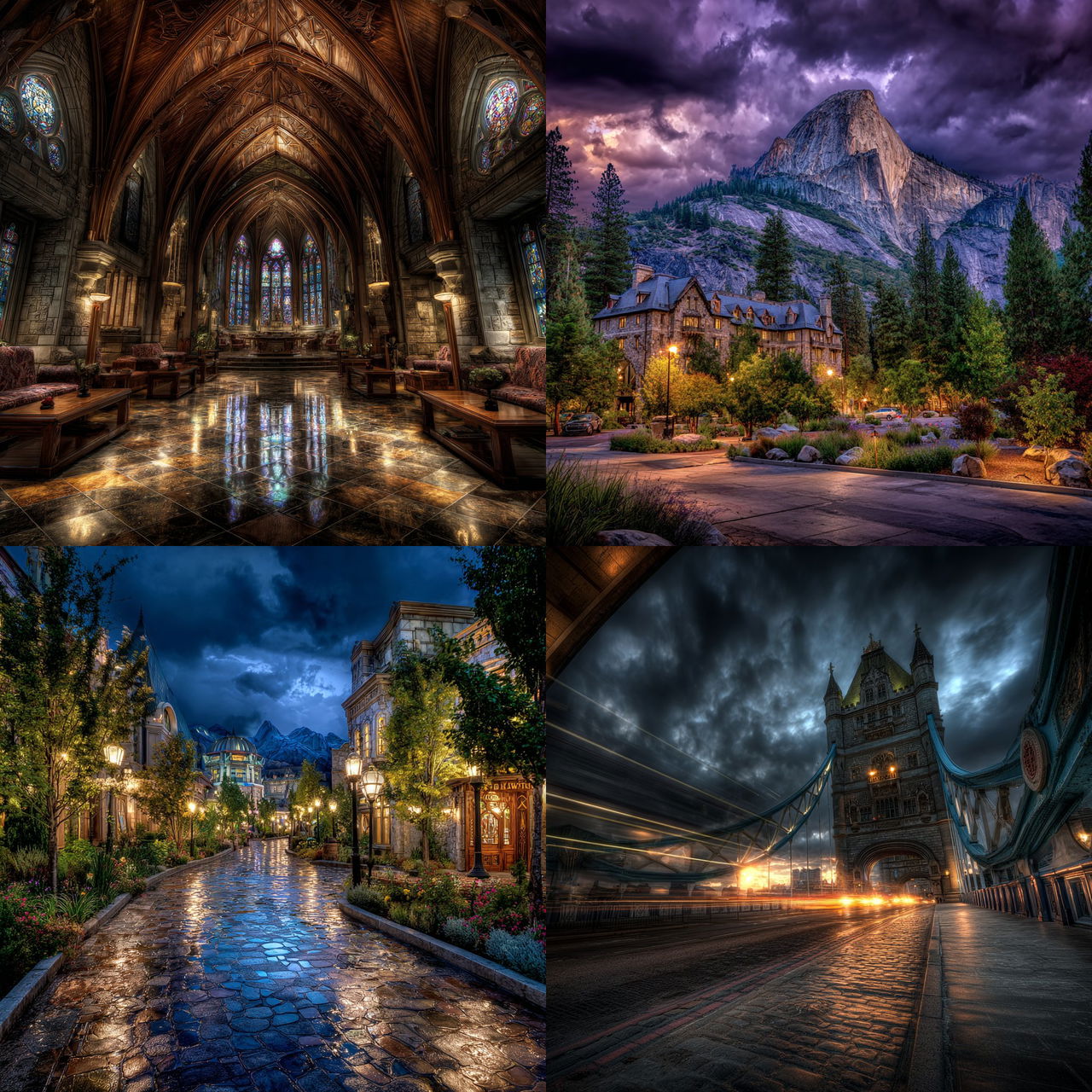 Trey Ratcliff style, Midjourney V7, render 1 of 4