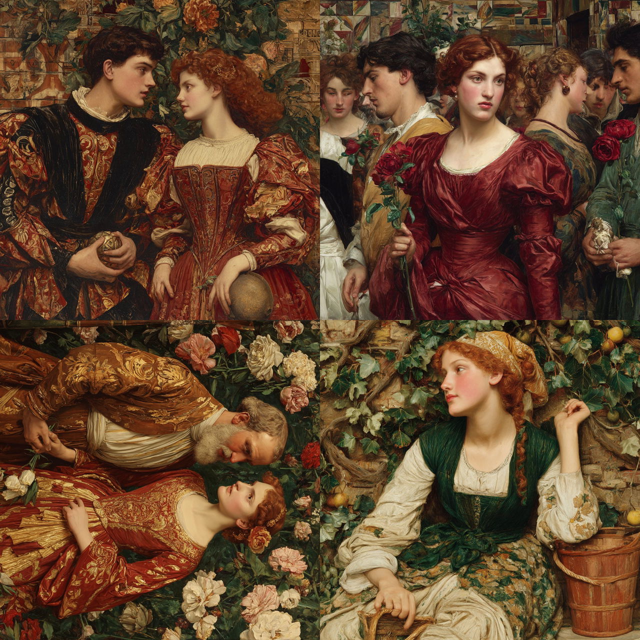 Valentine Cameron Prinsep style, Midjourney V7, render 1 of 4
