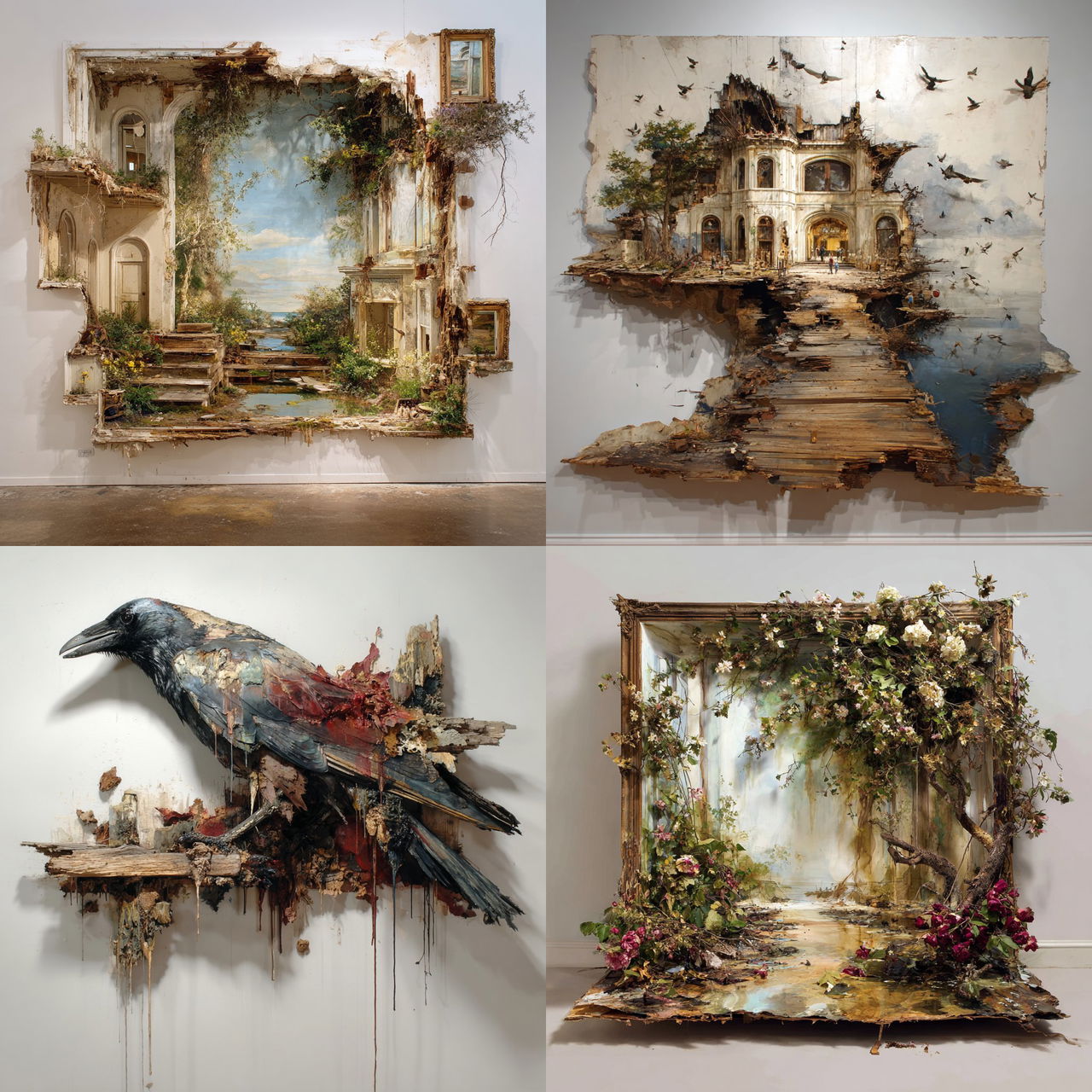 Valerie Hegarty style, Midjourney V7, render 1 of 4