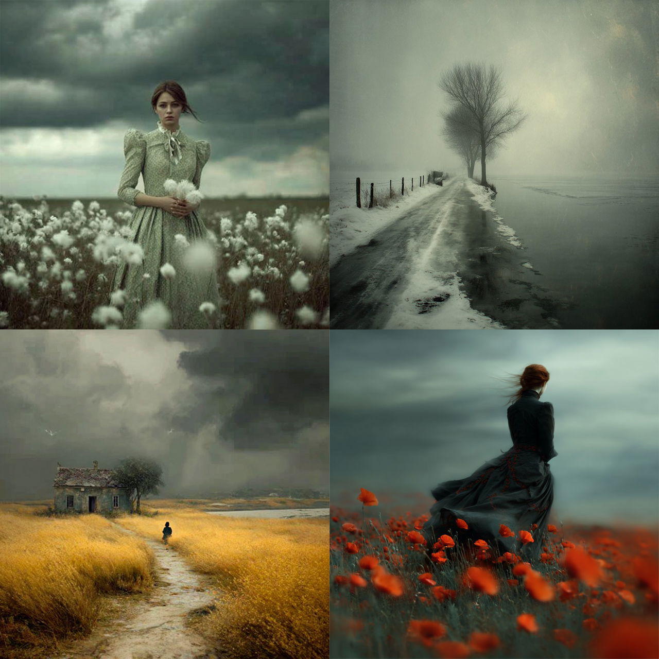 Veronika Pinke style, Midjourney V7, render 1 of 4