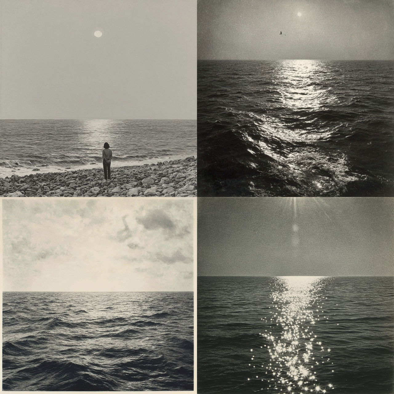 Vija Celmins style, Midjourney V7, render 1 of 4
