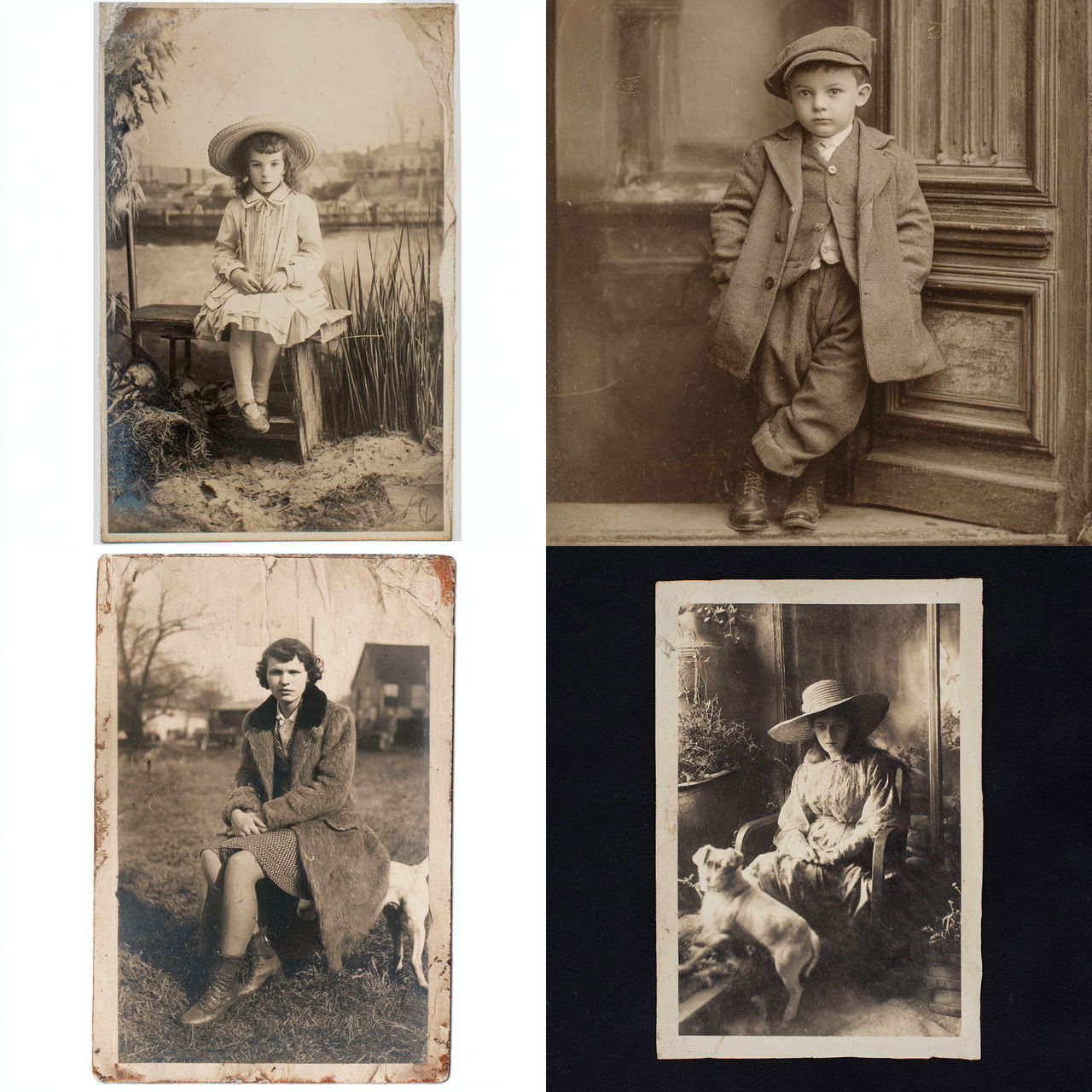 Vintage photograph style, Midjourney V7, render 1 of 4