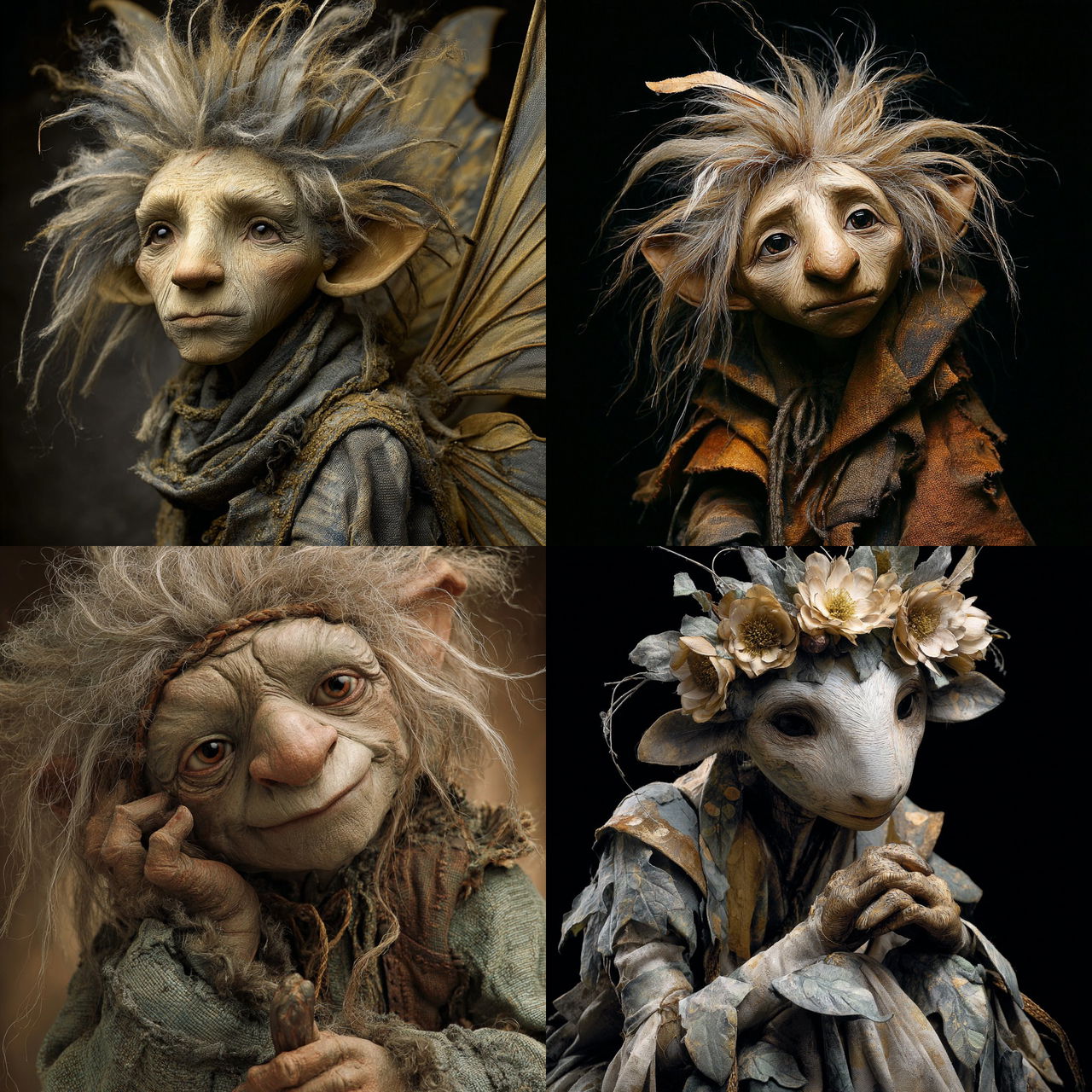 Wendy Froud style, Midjourney V7, render 1 of 4