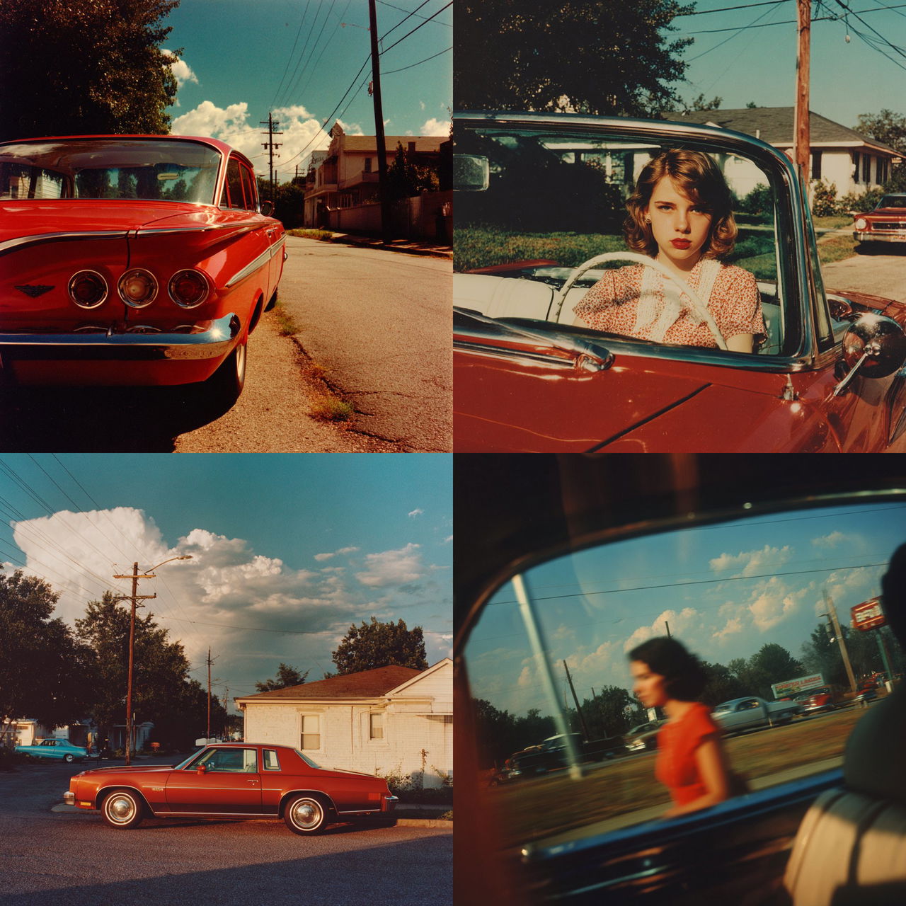 William Eggleston style, Midjourney V7, render 1 of 4