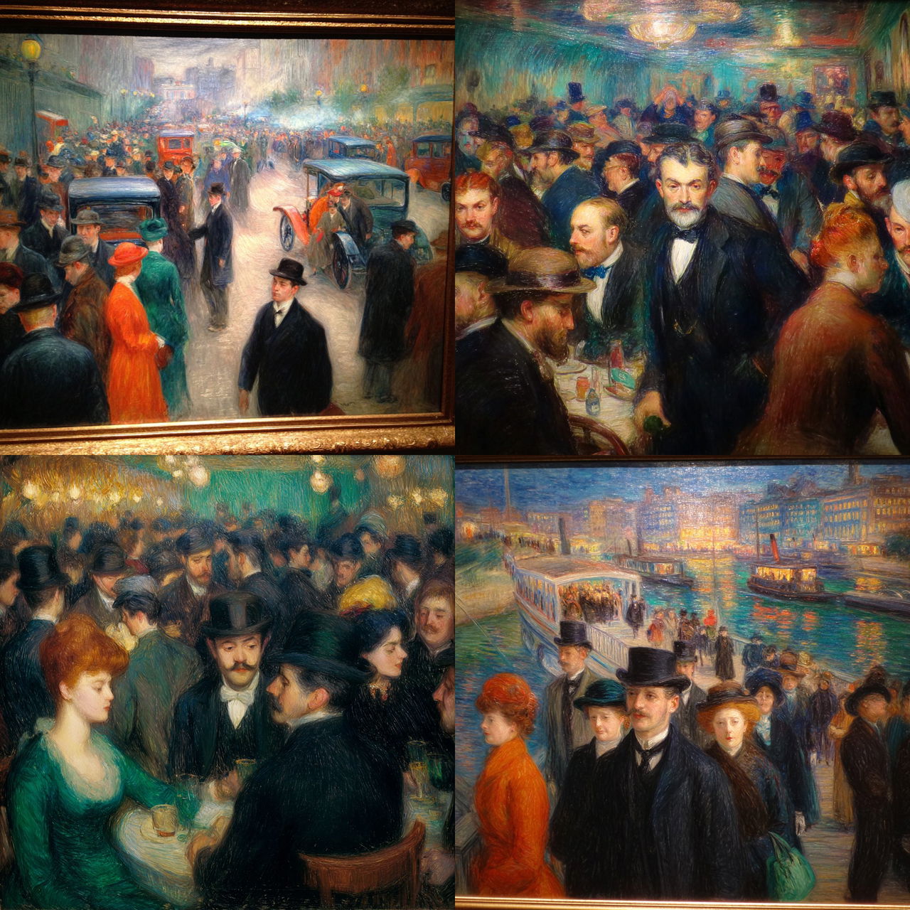 William James Glackens style, Midjourney V7, render 1 of 4