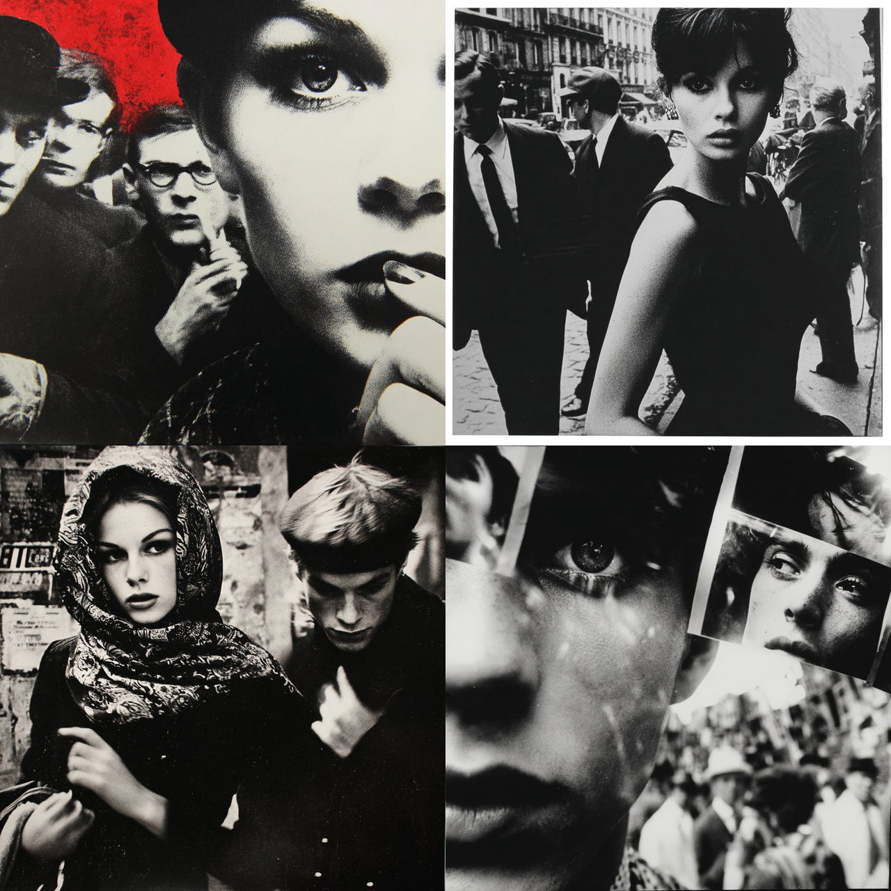 William Klein style, Midjourney V7, render 1 of 4