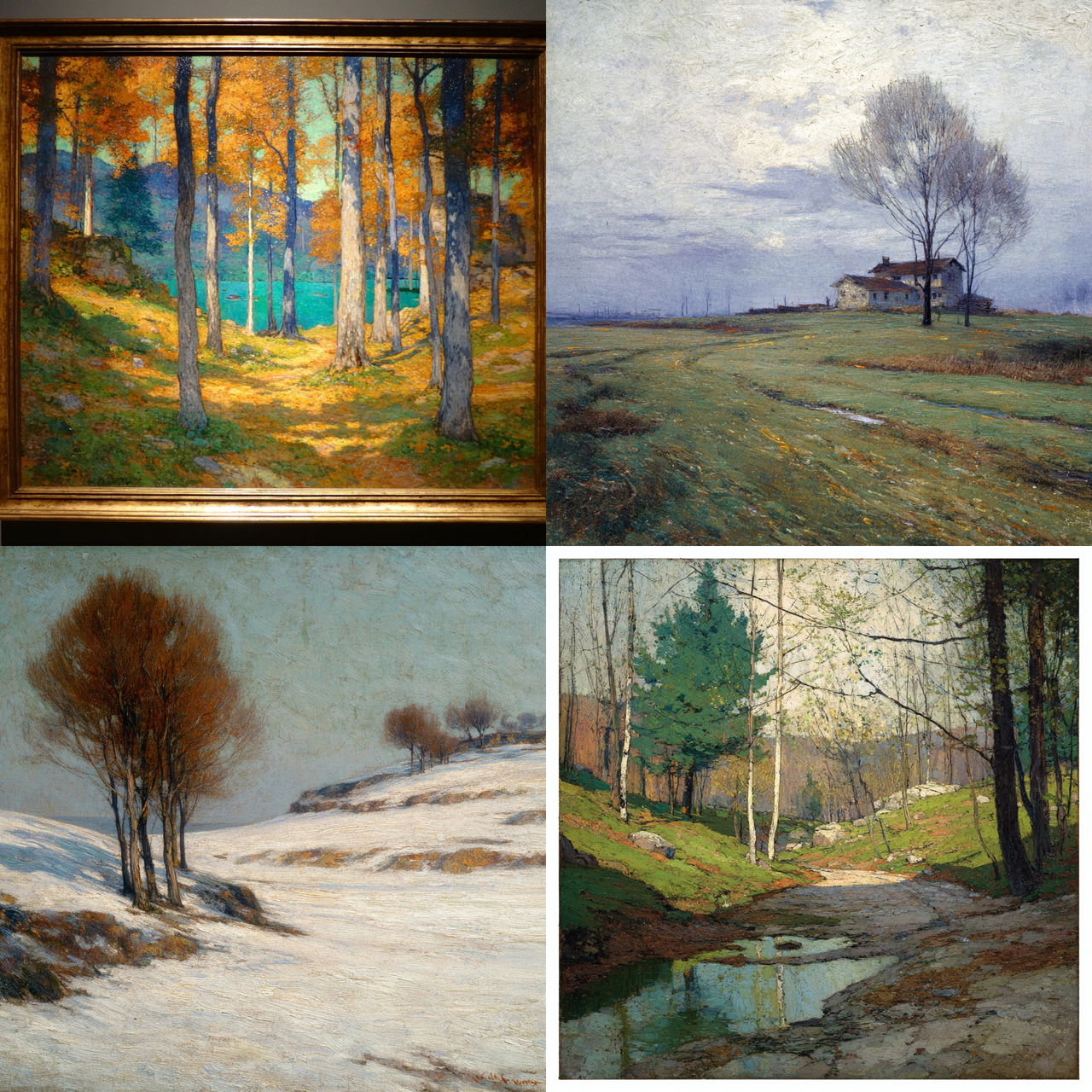 William Langson Lathrop style, Midjourney V7, render 1 of 4