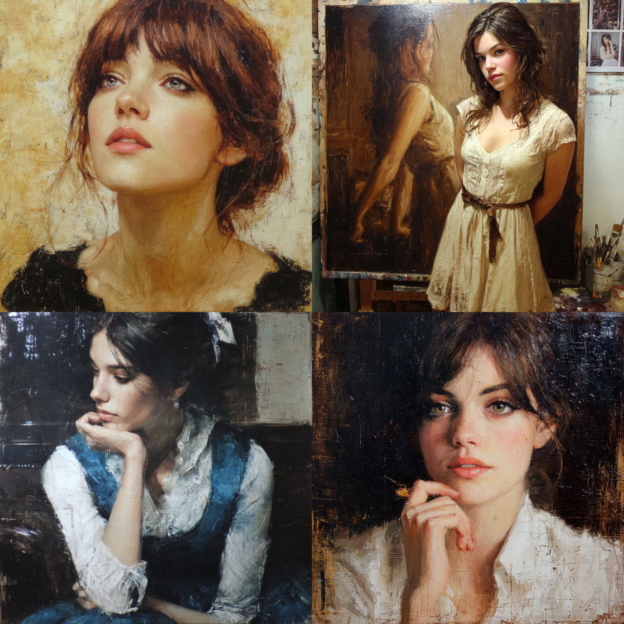William Oxer style, Midjourney V7, render 1 of 4