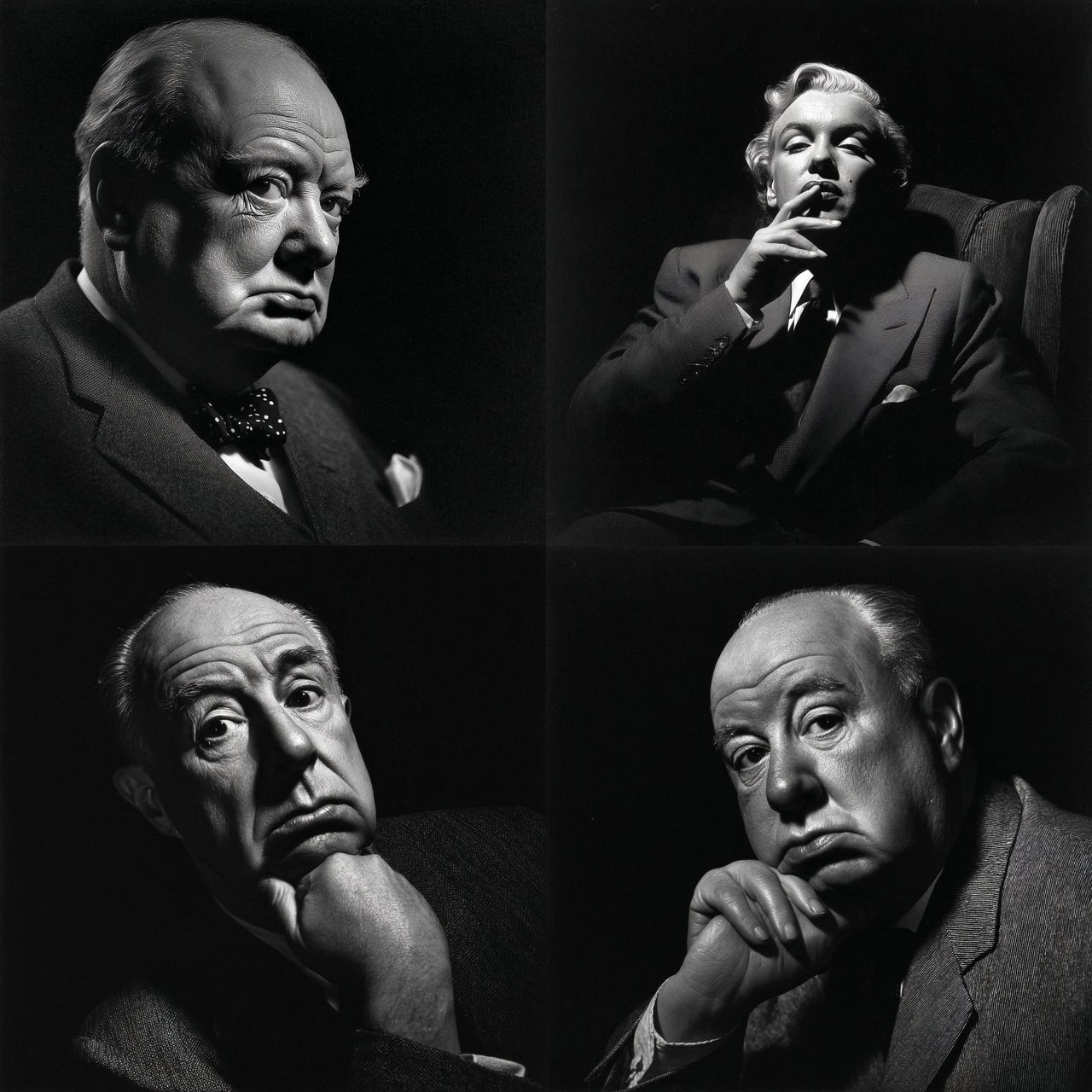 Yousuf Karsh style, Midjourney V7, render 1 of 4