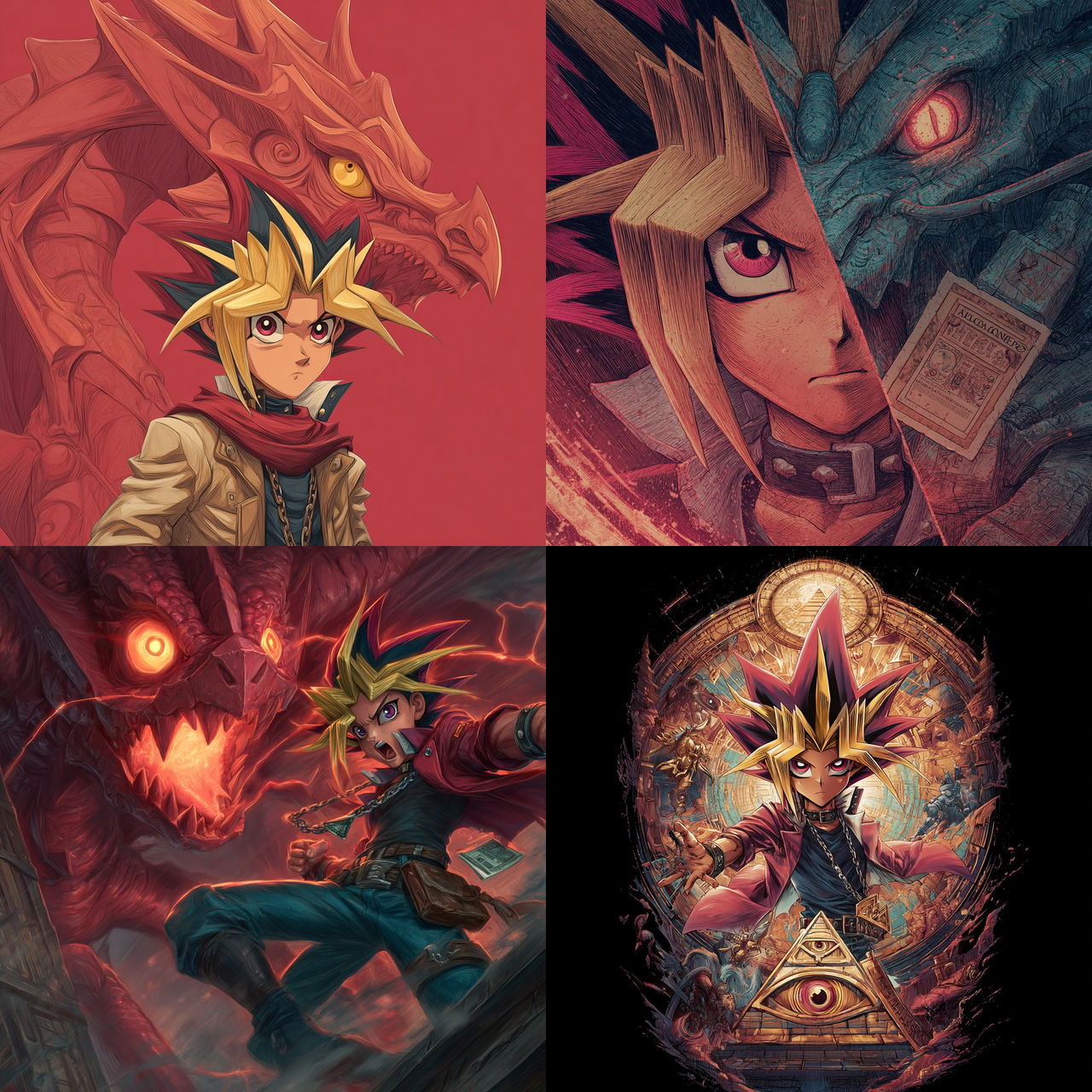 Yu-Gi-Oh style, Midjourney V7, render 1 of 4
