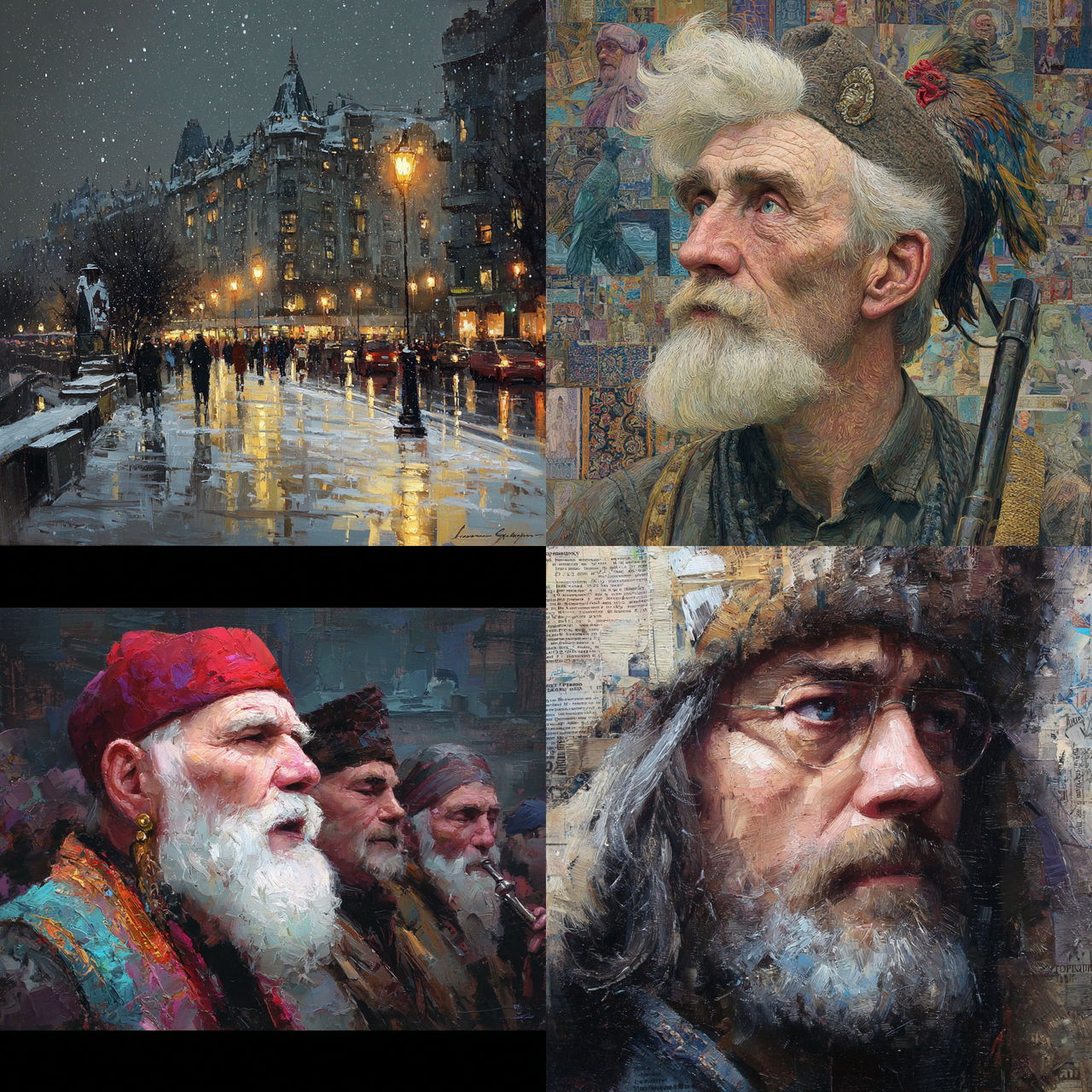 Yuriy Shevchuk style, Midjourney V7, render 1 of 4
