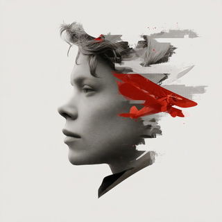 Aster Vale Editorial School style, Midjourney V8.2: conceptual portrait photograph of Amelia Earhart