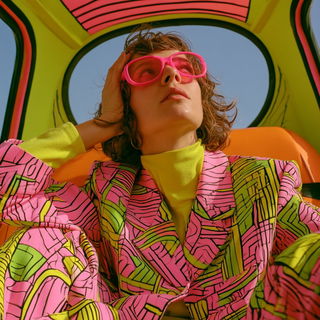 Quetzalcoil style, Midjourney V8.2: conceptual portrait photograph of Amelia Earhart