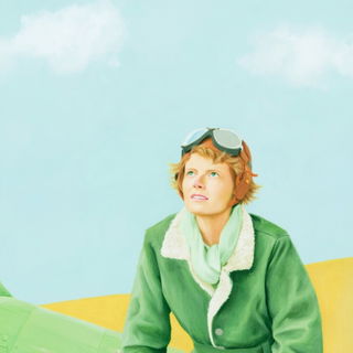Limefoliate style, Midjourney V8.2: conceptual portrait photograph of Amelia Earhart