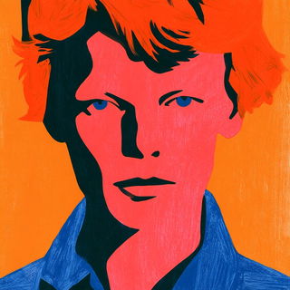 Inkbrush Mosaic Surrealism style, Midjourney V8.2: conceptual portrait photograph of Amelia Earhart