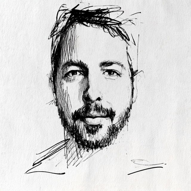 Construction Ink style, Midjourney V8.2, render 1 of 4