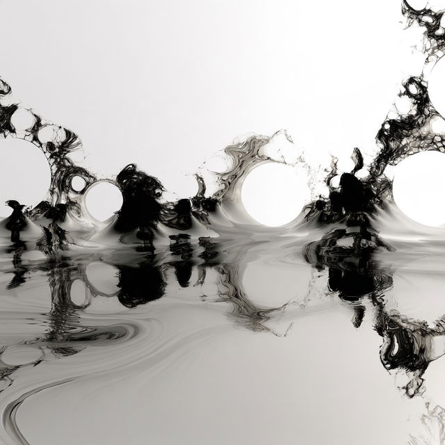 Void Lithograph style, Midjourney V8.2, render 1 of 4