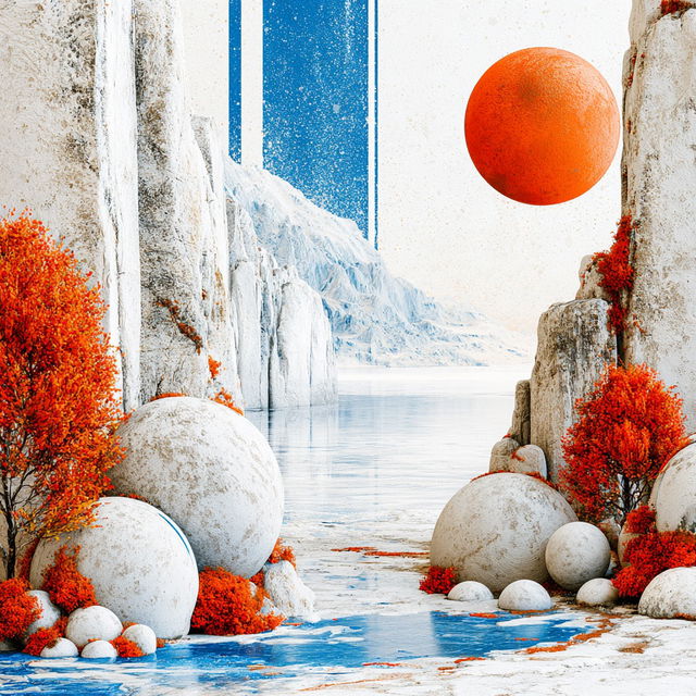 Glacierstroke style, Midjourney V8.2, render 2 of 4