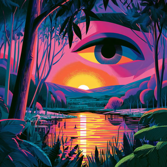 Sunscoured Tropic style, Midjourney V8.2, render 2 of 4