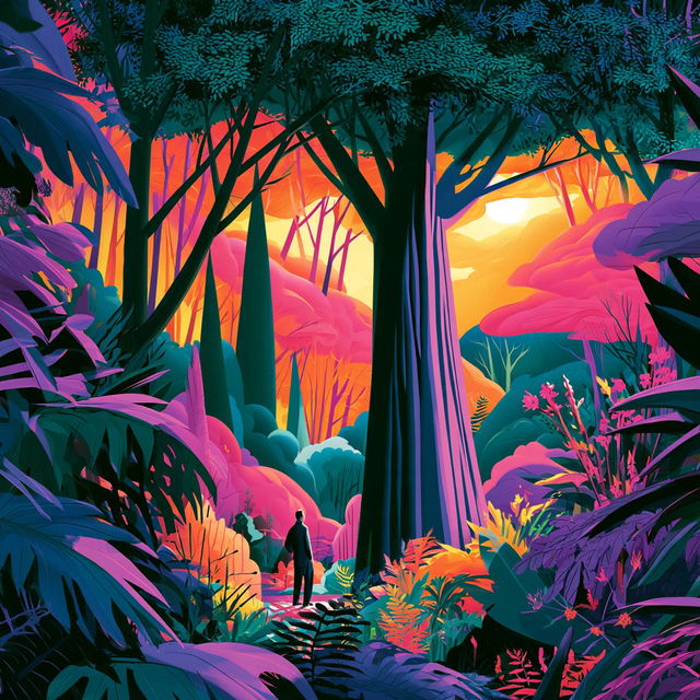 Sunscoured Tropic style, Midjourney V8.2, render 3 of 4