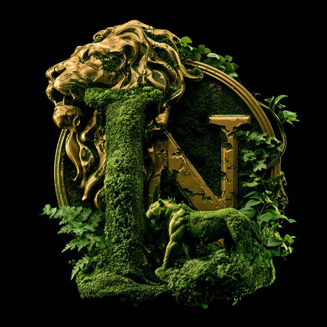 Gilded Phyllomancy style, Midjourney V8.2, render 4 of 4