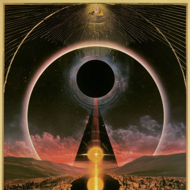 Perihelion Orbs style, Midjourney V8.2, render 2 of 4