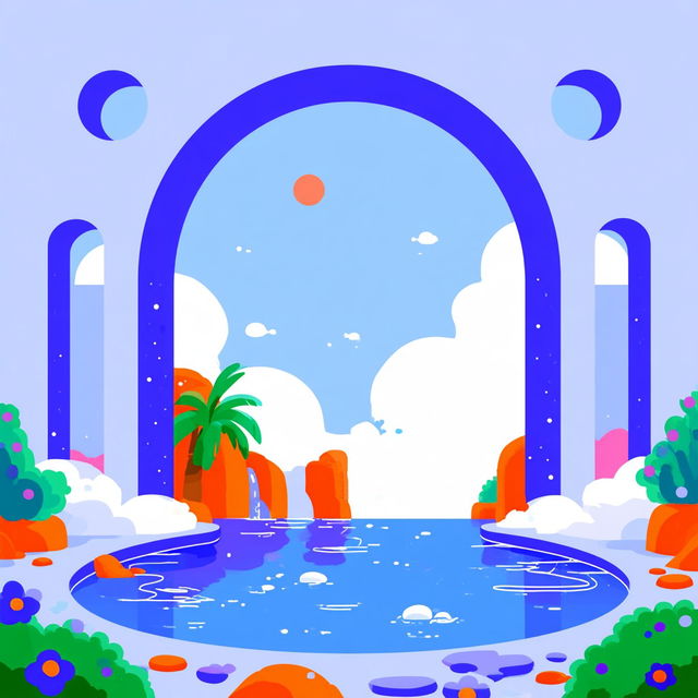 Chromafable style, Midjourney V8.2, render 3 of 4