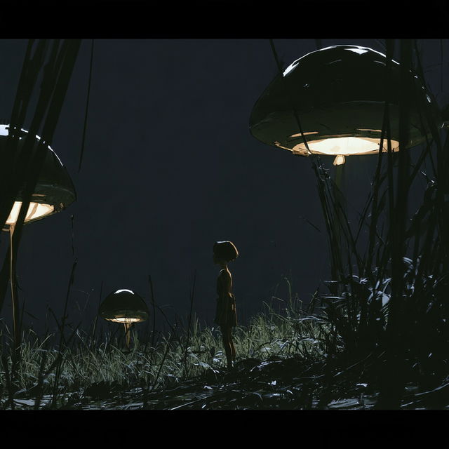 Lampblack Quays style, Midjourney V8.2, render 4 of 4