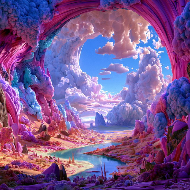 Forgebloom style, Midjourney V8.2, render 2 of 4