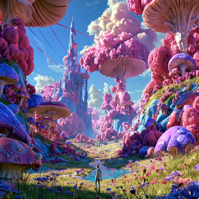 Forgebloom style, Midjourney V8.2, render 3 of 4