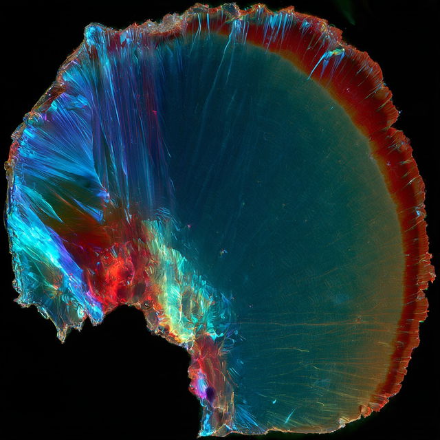 Cellular Aurora style, Midjourney V8.2, render 4 of 4