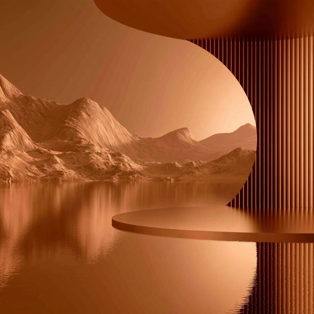 Dune Rib Geometry style, Midjourney V8.2, render 3 of 4