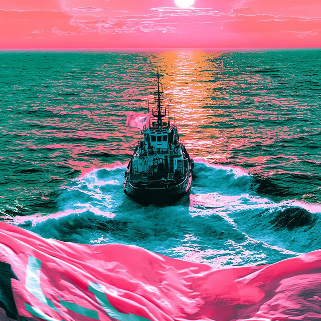 Mami Wata Color Rite style, Midjourney V8.2, render 2 of 4
