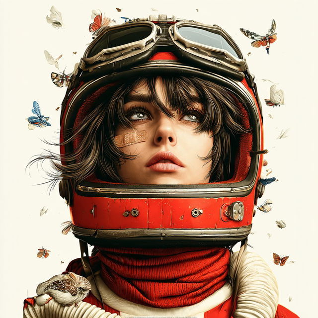 Butterfly Burin style, Midjourney V8.2, render 2 of 4