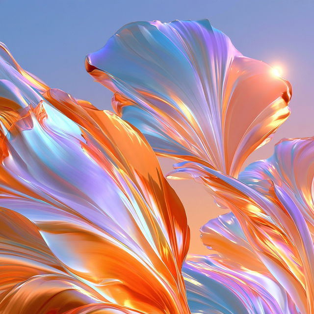 Iridescent Quiver style, Midjourney V8.2, render 2 of 4