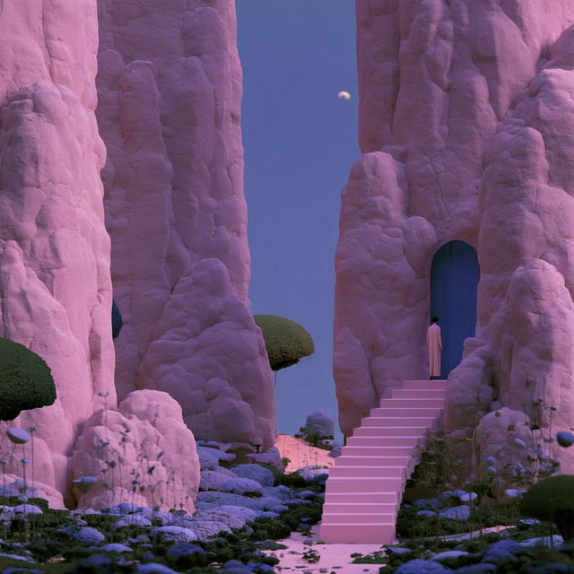 Cliffpastel style, Midjourney V8.2, render 2 of 4