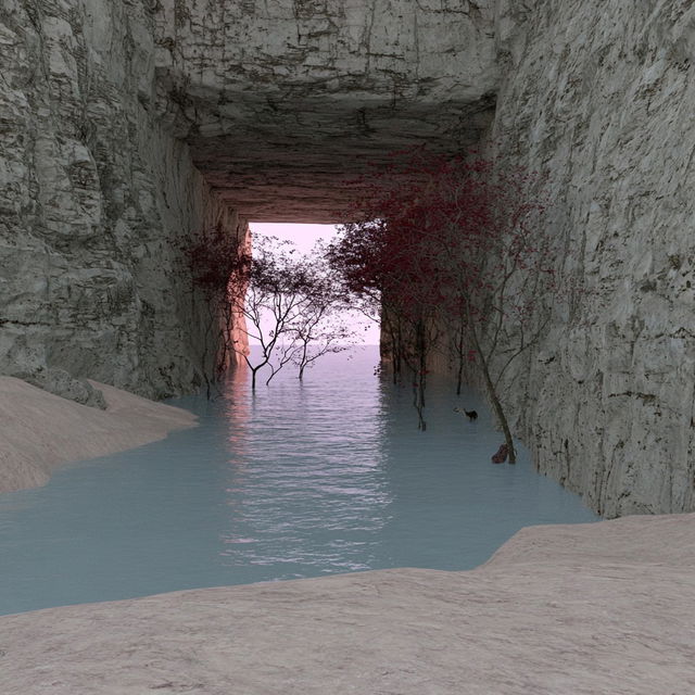Floodromancy style, Midjourney V8.2, render 2 of 4